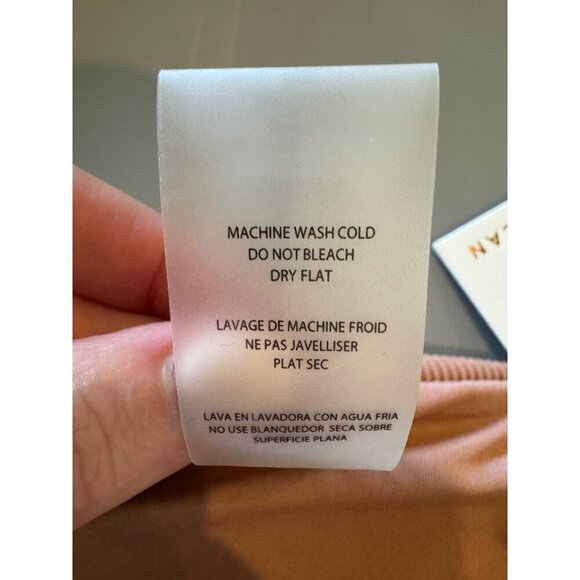 Good American Bikini Bottom Women 2X Desert Rose Rib Better Cheeky NWT Swimwear - Picture 9 of 10